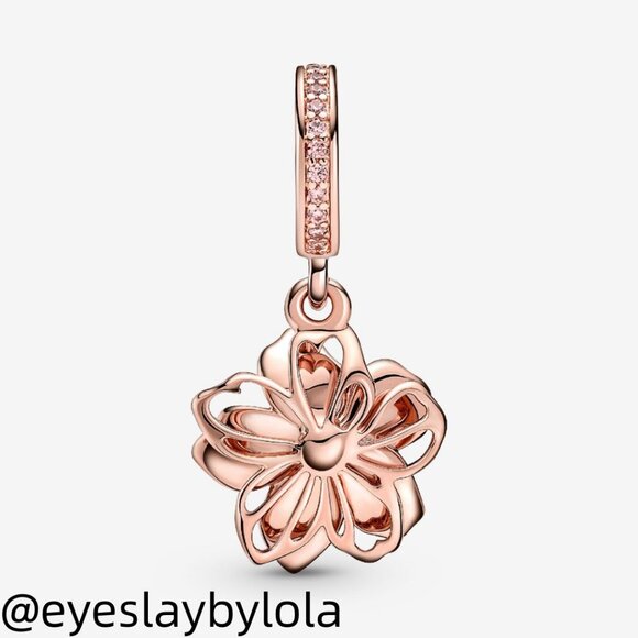 Pandora Cherry Blossom Dangle Charm - Picture 4 of 5